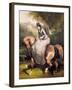 Amazon in the Forest at Pierrefonds-Alfred De Dreux-Framed Giclee Print