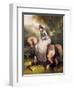 Amazon in the Forest at Pierrefonds-Alfred De Dreux-Framed Giclee Print