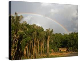 Amazon, Rio Tapajos, A Tributary of Rio Tapajos Which Is Itself a Tributary of Amazon, Brazil-Mark Hannaford-Stretched Canvas