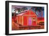 Amazon River Houseboat-John Newcomb-Framed Giclee Print