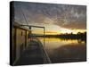 Amazon River, Sunrise on the Ayapua Riverboat, Yavari River, a Tributary of the Amazon River, Peru-Paul Harris-Stretched Canvas