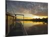 Amazon River, Sunrise on the Ayapua Riverboat, Yavari River, a Tributary of the Amazon River, Peru-Paul Harris-Mounted Photographic Print