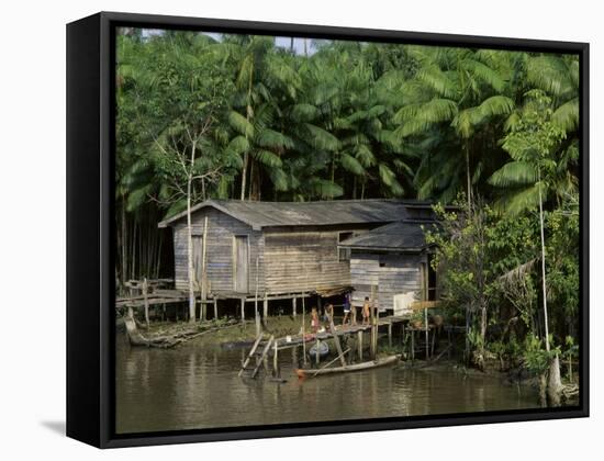 Amazon Rivers Furo de Breves Para, Brazil-null-Framed Stretched Canvas