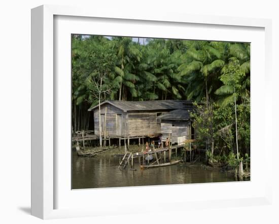 Amazon Rivers Furo de Breves Para, Brazil-null-Framed Photographic Print