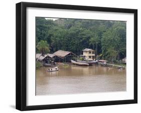 Amazon Village, Brazil, South America-Richardson Rolf-Framed Photographic Print