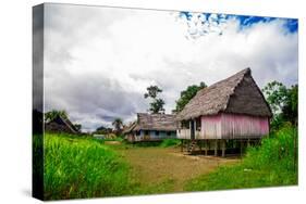 Amazon Village, Iquitos, Peru, South America-Laura Grier-Stretched Canvas