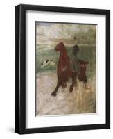 Amazone and Dog, 1899-Frederic Edwin Church-Framed Premium Giclee Print