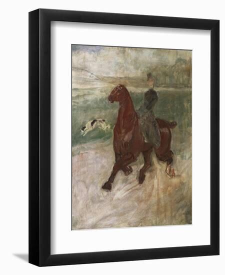 Amazone and Dog, 1899-Frederic Edwin Church-Framed Premium Giclee Print