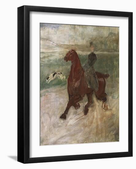 Amazone and Dog, 1899-Frederic Edwin Church-Framed Giclee Print