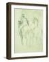 Amazone Et Cavalier-Edgar Degas-Framed Giclee Print