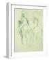 Amazone Et Cavalier-Edgar Degas-Framed Giclee Print