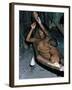 Amazonian Indian Woman Spinning, Brazil, South America-Robin Hanbury-tenison-Framed Photographic Print