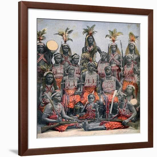 Amazonian Warriors, 1891-null-Framed Giclee Print