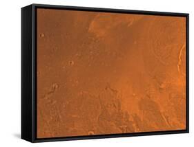 Amazonis Region of Mars-Stocktrek Images-Framed Stretched Canvas