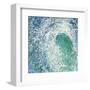 Amazonite Waves-Margaret Juul-Framed Art Print