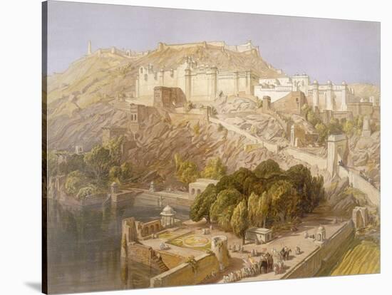 Ambair, from 'India Ancient and Modern', 1867 (Colour Litho)-William 'Crimea' Simpson-Stretched Canvas