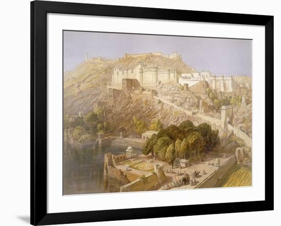 Ambair, from 'India Ancient and Modern', 1867 (Colour Litho)-William 'Crimea' Simpson-Framed Giclee Print