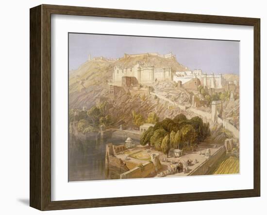 Ambair, from 'India Ancient and Modern', 1867 (Colour Litho)-William 'Crimea' Simpson-Framed Giclee Print