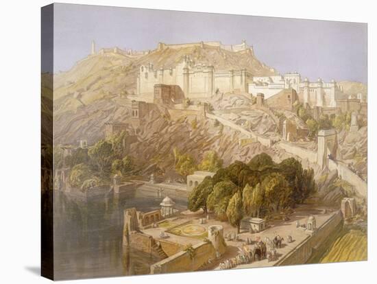 Ambair, from 'India Ancient and Modern', 1867 (Colour Litho)-William 'Crimea' Simpson-Stretched Canvas