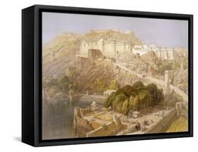 Ambair, from 'India Ancient and Modern', 1867 (Colour Litho)-William 'Crimea' Simpson-Framed Stretched Canvas