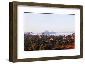 Ambalavao town and mountain scenery, central area, Madagascar, Africa-Christian Kober-Framed Photographic Print