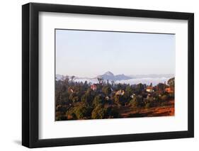 Ambalavao town and mountain scenery, central area, Madagascar, Africa-Christian Kober-Framed Photographic Print