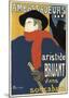 Ambassadeurs: Aristide Bruant, 1892-Henri de Toulouse-Lautrec-Mounted Art Print