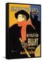 Ambassadeurs: Aristide Bruant dans Son Cabaret-Henri de Toulouse-Lautrec-Framed Stretched Canvas