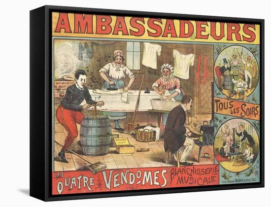 Ambassadeurs, les quatre Vendômes, blanchisserie musicale-null-Framed Stretched Canvas