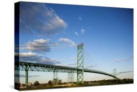 Ambassador Bridge, Detroit, Michigan-Paul Souders-Stretched Canvas