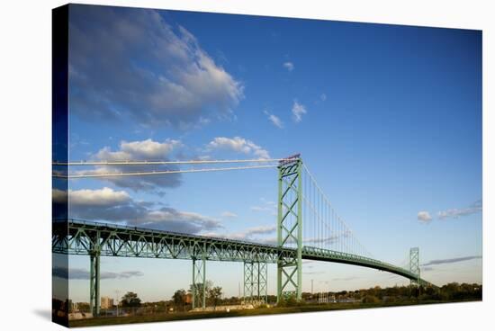 Ambassador Bridge, Detroit, Michigan-Paul Souders-Stretched Canvas