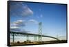 Ambassador Bridge, Detroit, Michigan-Paul Souders-Framed Stretched Canvas