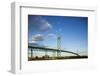 Ambassador Bridge, Detroit, Michigan-Paul Souders-Framed Premium Photographic Print