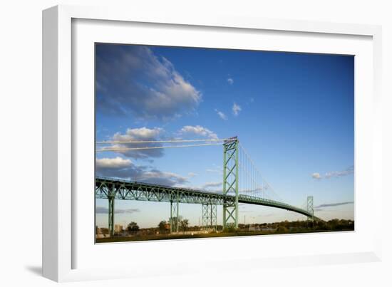 Ambassador Bridge, Detroit, Michigan-Paul Souders-Framed Photographic Print