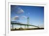 Ambassador Bridge, Detroit, Michigan-Paul Souders-Framed Photographic Print