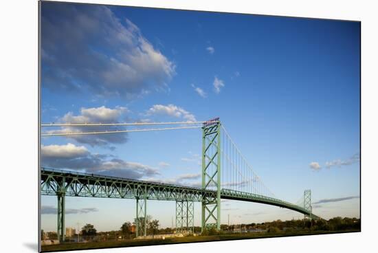 Ambassador Bridge, Detroit, Michigan-Paul Souders-Mounted Photographic Print