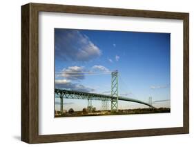 Ambassador Bridge, Detroit, Michigan-Paul Souders-Framed Photographic Print