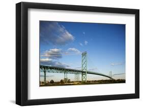 Ambassador Bridge, Detroit, Michigan-Paul Souders-Framed Photographic Print