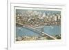 Ambassador Bridge, Detroit, Michigan-null-Framed Premium Giclee Print