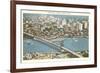 Ambassador Bridge, Detroit, Michigan-null-Framed Premium Giclee Print