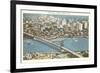 Ambassador Bridge, Detroit, Michigan-null-Framed Premium Giclee Print