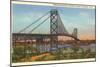 Ambassador Bridge, Detroit, Michigan-null-Mounted Art Print