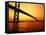 Ambassador Bridge, U.S.A.-Greg Johnston-Framed Stretched Canvas