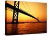 Ambassador Bridge, U.S.A.-Greg Johnston-Stretched Canvas