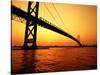 Ambassador Bridge, U.S.A.-Greg Johnston-Stretched Canvas