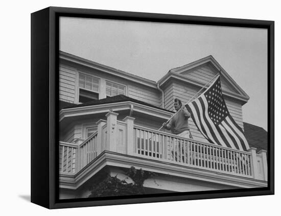 Ambassador George Bush-Leonard Mccombe-Framed Stretched Canvas