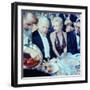 Ambassador Winthrop Aldrich Chats with Marilyn Monroe as Husband Arthur Miller Looks on, Paris Ball-Peter Stackpole-Framed Premium Photographic Print