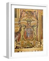 Ambassadors Arriving from All Corners of the Earth, Ceiling Painting from the Galerie Des Glaces-Charles Le Brun-Framed Photographic Print