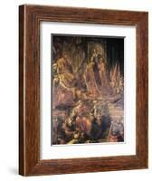 Ambassadors of Pope and Venetians Pleading with Barbarossa for Peace in Vain-Jacopo Tintoretto-Framed Giclee Print