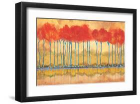 Amber Afternooon Riverbank-Toy Jones-Framed Art Print